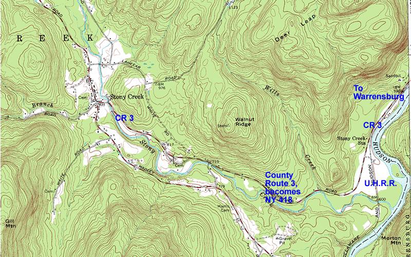 Topo Map of Stony Creek